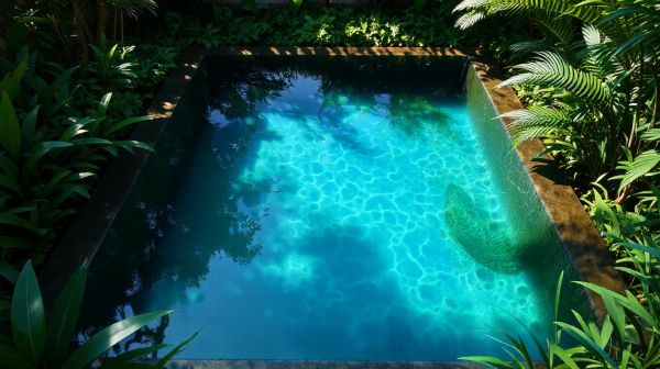 5 raisons d’installer une piscine à plage immergée dans votre jardin