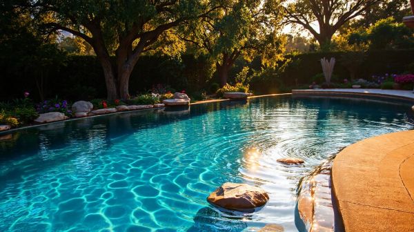 5 raisons d’installer une piscine à plage immergée dans votre jardin