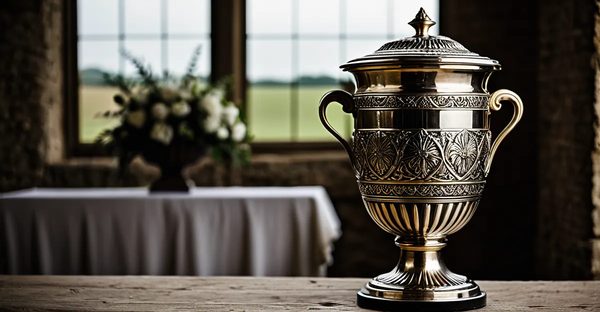 Ajoutez une touche rétro avec une urne mariage vintage unique