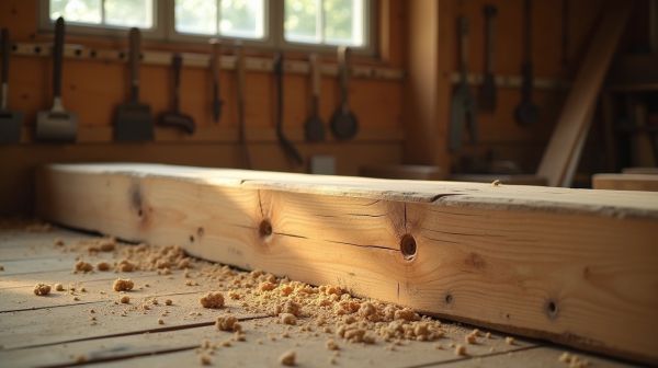 Des poutres en bois pour construire durablement