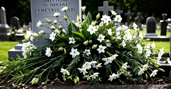 Fleurs artificielles pour cimetière : un hommage intemporel