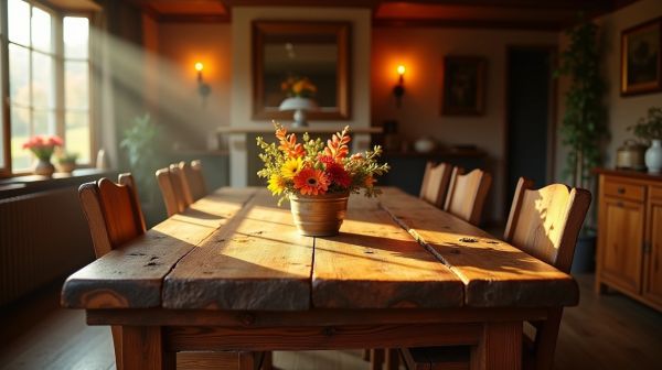 Top 5 raisons de choisir une table en bois massif pour votre salle à manger