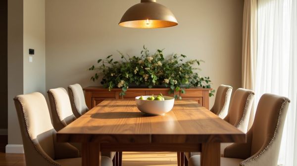 Transformez votre salle à manger avec une table en bois massif