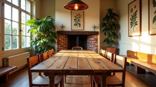 Transformez votre salle à manger avec une table en bois massif